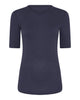 LA ROUGE ApS Lise Linen T-shirt T-shirt Navy