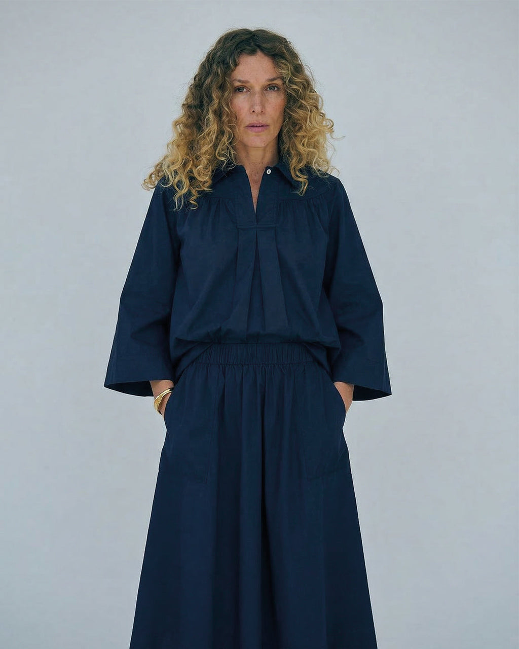 LA ROUGE ApS NOOS - Vilma Shirt Shirt Navy
