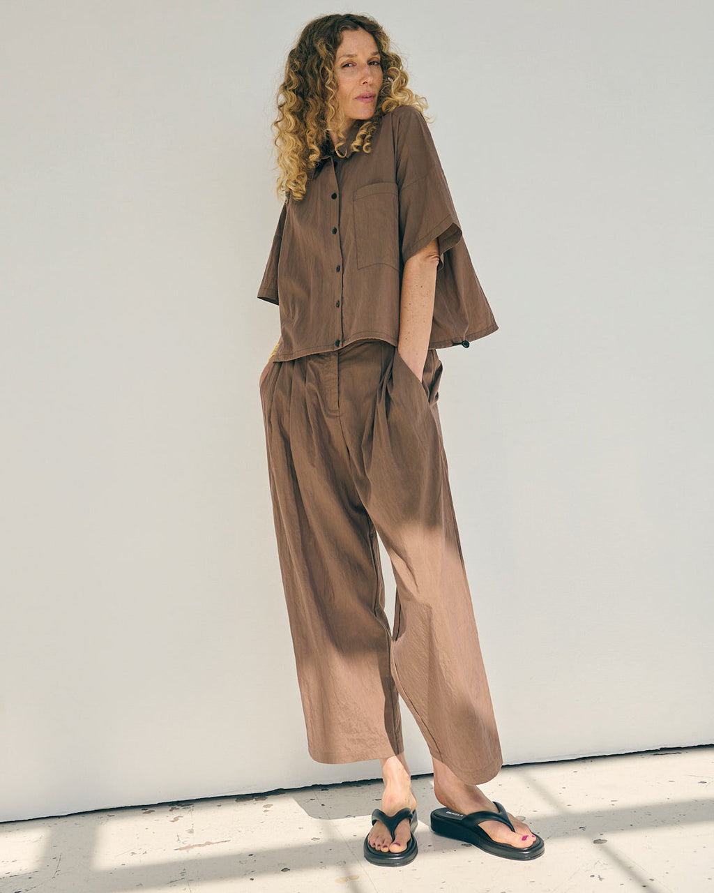 LA ROUGE ApS Cille Pants Pants Brown