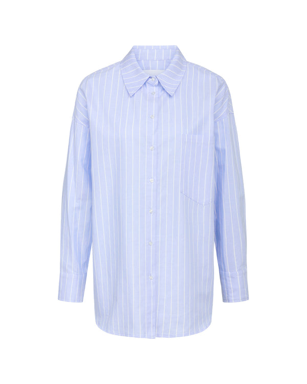 LA ROUGE ApS NOOS - Nelly Shirt Striped Shirt Blue stripe