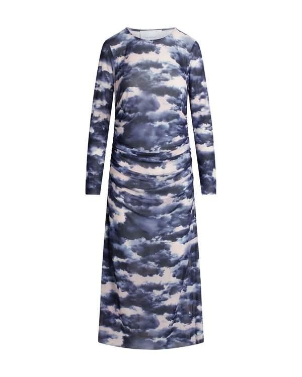 LA ROUGE ApS Isabella Mesh Dress Dress Blue Sky