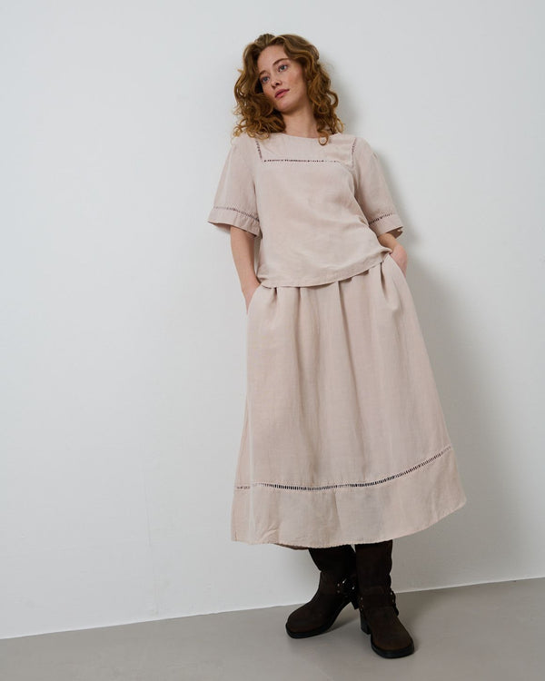 LA ROUGE ApS Lone Skirt Skirt Light Rose