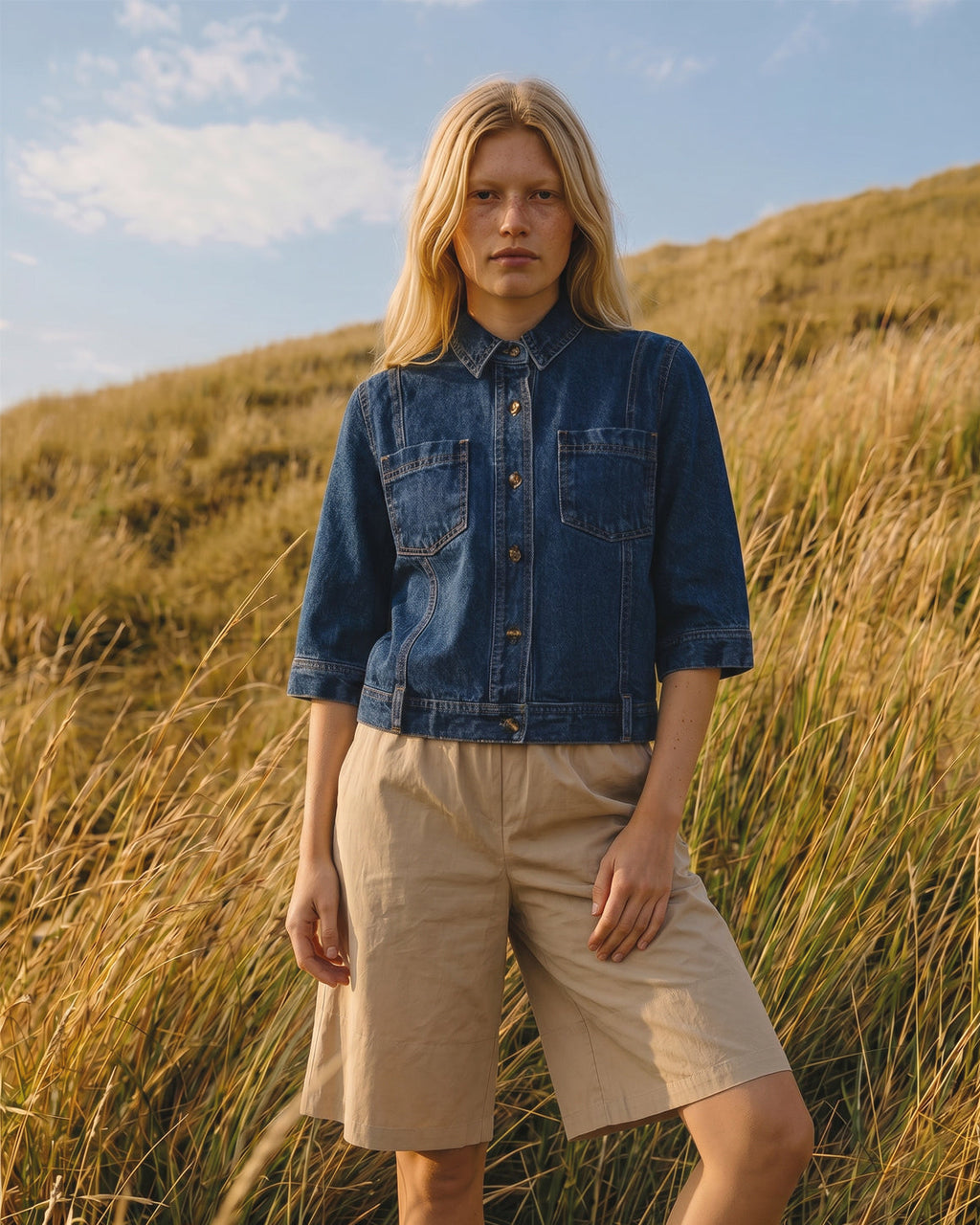 LA ROUGE ApS Cope Jacket Jacket Washed Denim