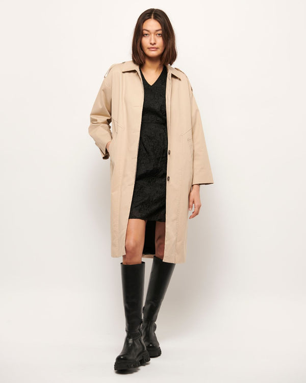 LA ROUGE ApS Alba Trenchcoat Jacket Sand