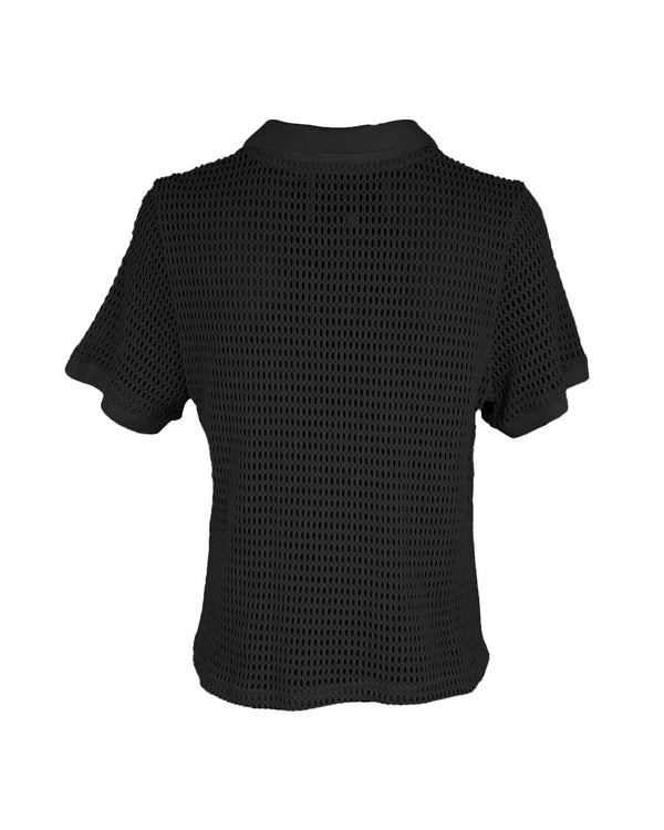 LA ROUGE ApS Alikka Polo Shirt Polo Shirt Black