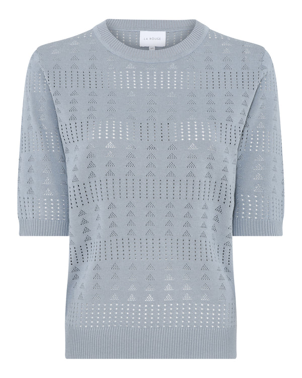 LA ROUGE ApS Alma Knit Knit Light Blue