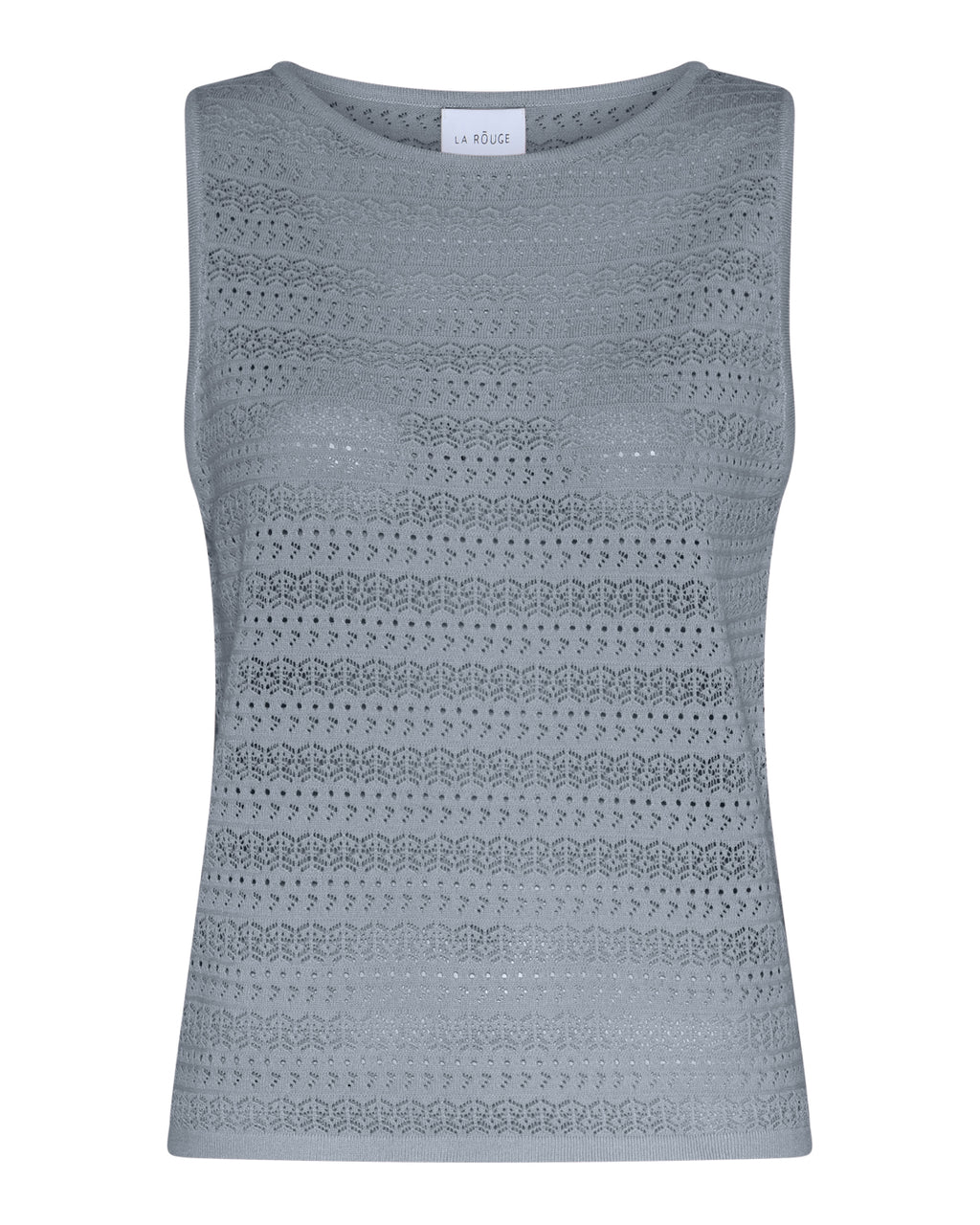 LA ROUGE ApS Alma Knit Top Top Faded Blue