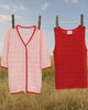 LA ROUGE ApS Alma Knit Top Top Red