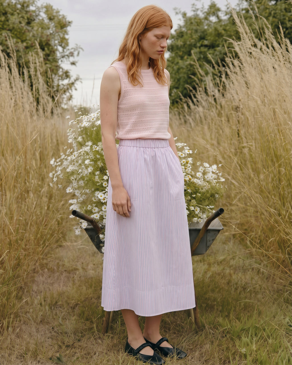 LA ROUGE ApS Alma Knit Top Top Rose
