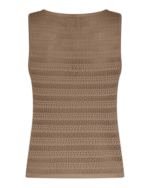 LA ROUGE ApS Alma Knit Top Top Sand
