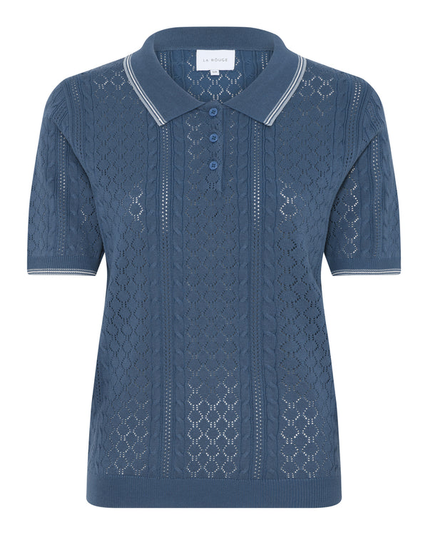 LA ROUGE ApS Alma Polo Polo Shirt Blue