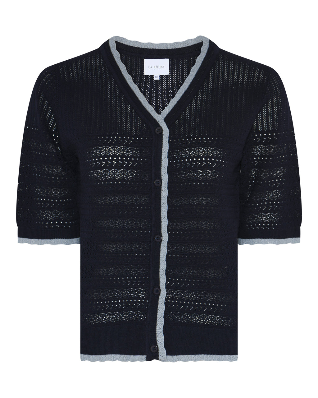 LA ROUGE ApS Alma S/S Cardigan Cardigan Navy