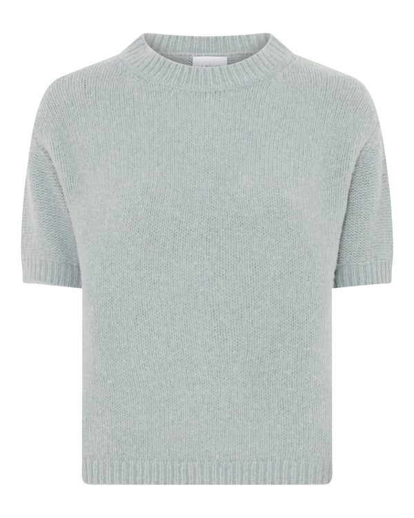 LA ROUGE ApS Alpa S/S Knit Knit Faded Green