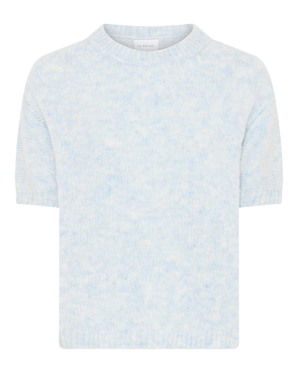 LA ROUGE ApS Alpa S/S Knit Knit Light Blue Melange
