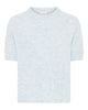 LA ROUGE ApS Alpa S/S Knit Knit Light Blue Melange
