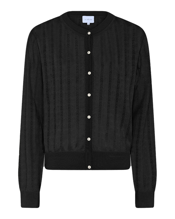LA ROUGE ApS Anette Cardigan Knit Black