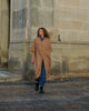 LA ROUGE ApS Anette Wool Cape - Long Jacket Camel