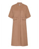 LA ROUGE ApS Anette Wool Cape - Long Jacket Camel