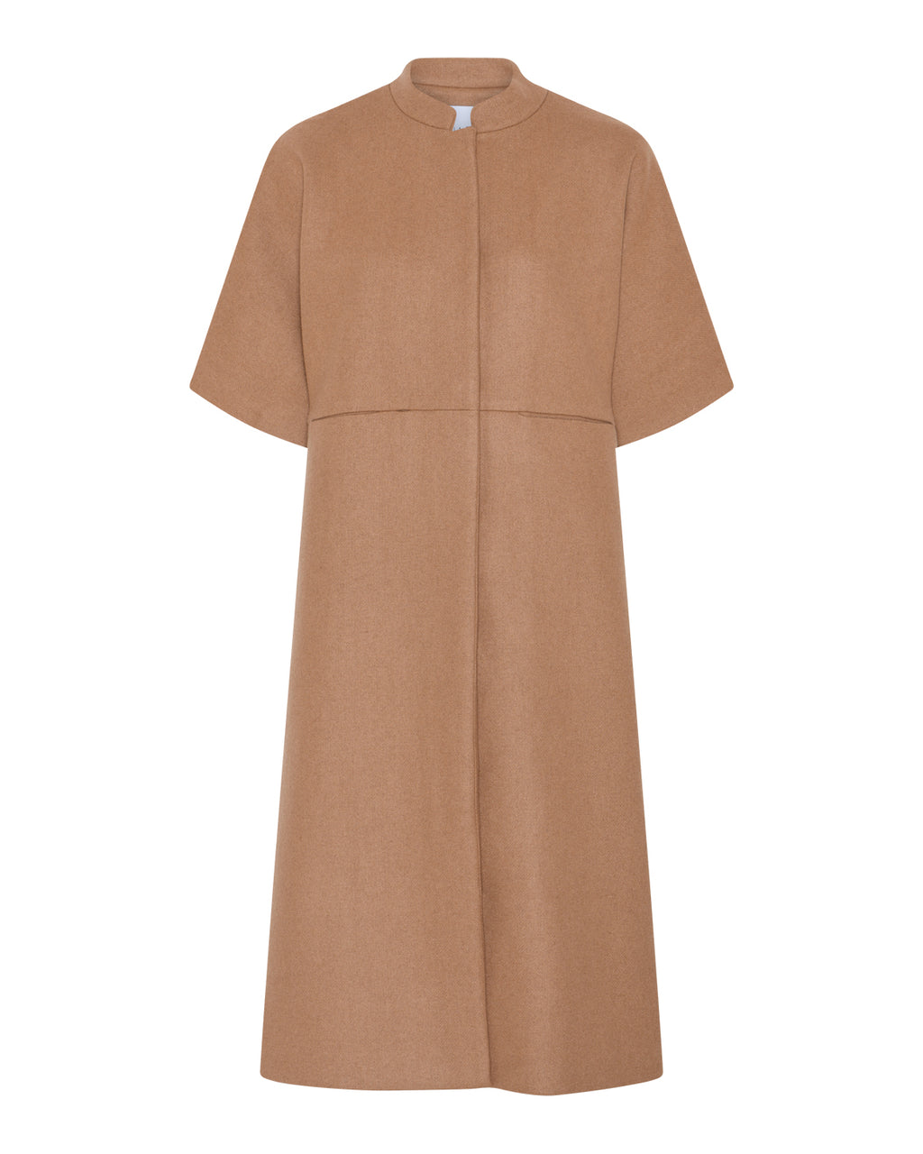 LA ROUGE ApS Anette Wool Cape - Long Jacket Camel