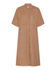 LA ROUGE ApS Anette Wool Cape - Long Jacket Camel