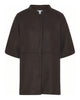 LA ROUGE ApS Anette Wool Cape - Short Jacket Dark Brown Melange