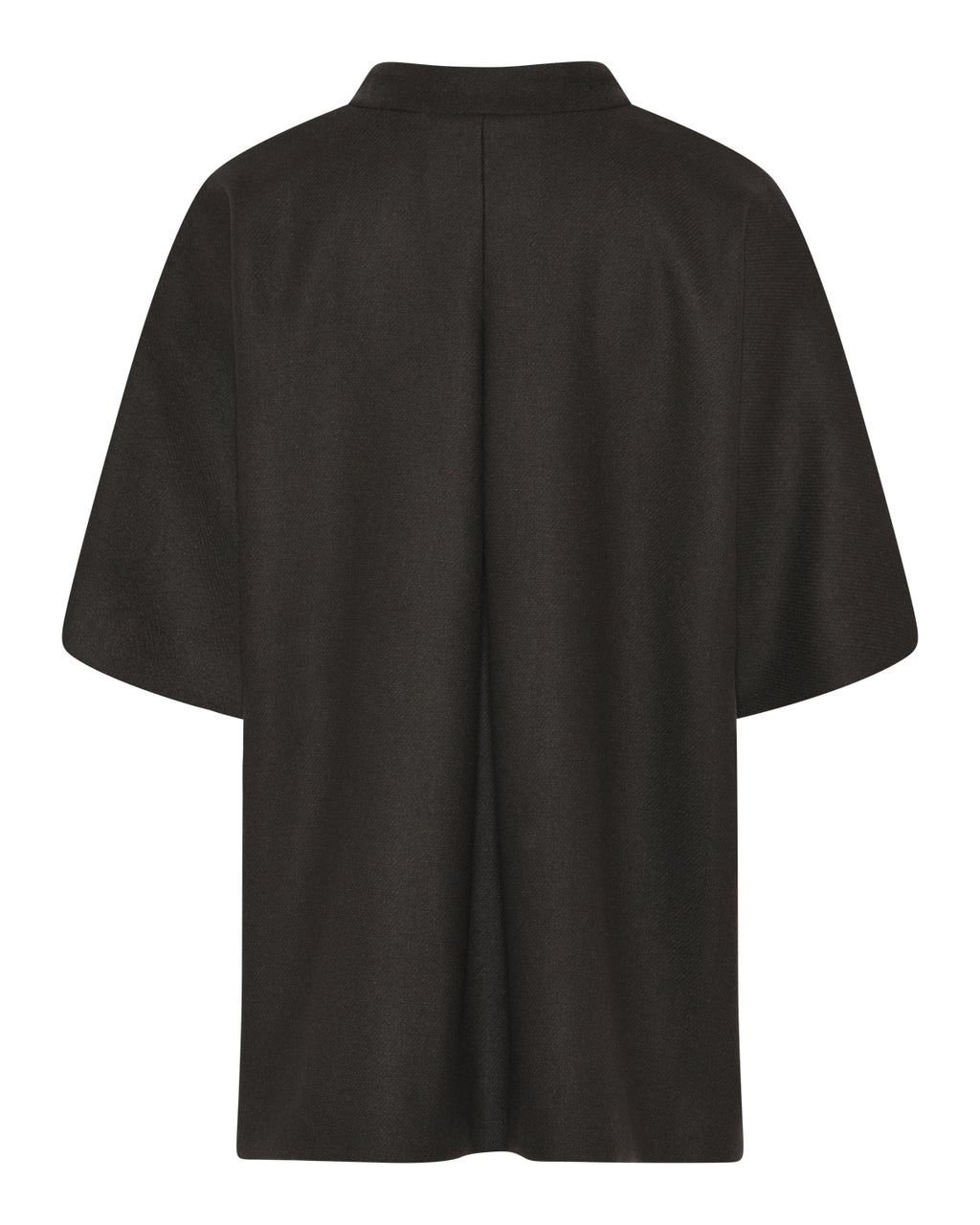 LA ROUGE ApS Anette Wool Cape - Short Jacket Forest Green