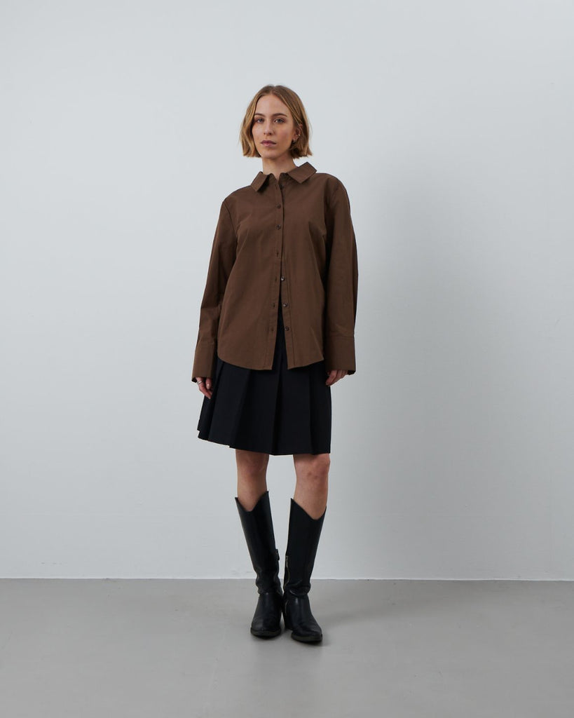 LA ROUGE ApS Anna shirt Shirt Brown