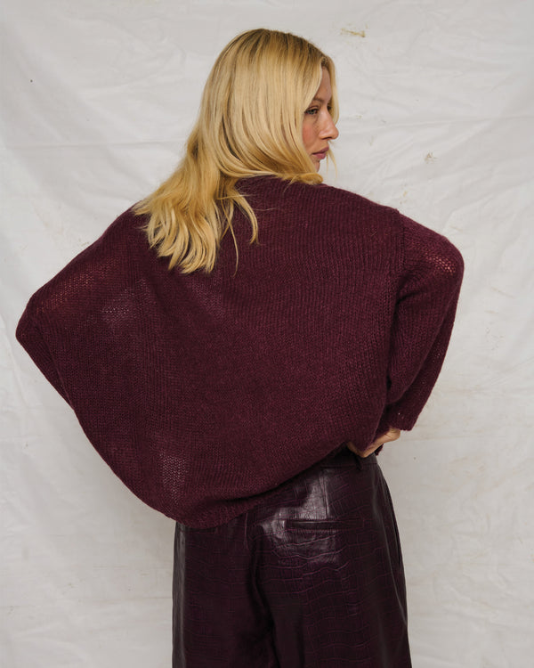 LA ROUGE ApS Asta Knit Knit Wine