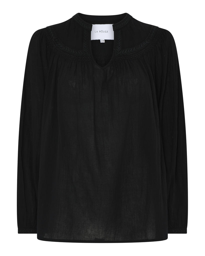 LA ROUGE ApS Astrid Blouse Blouse Black