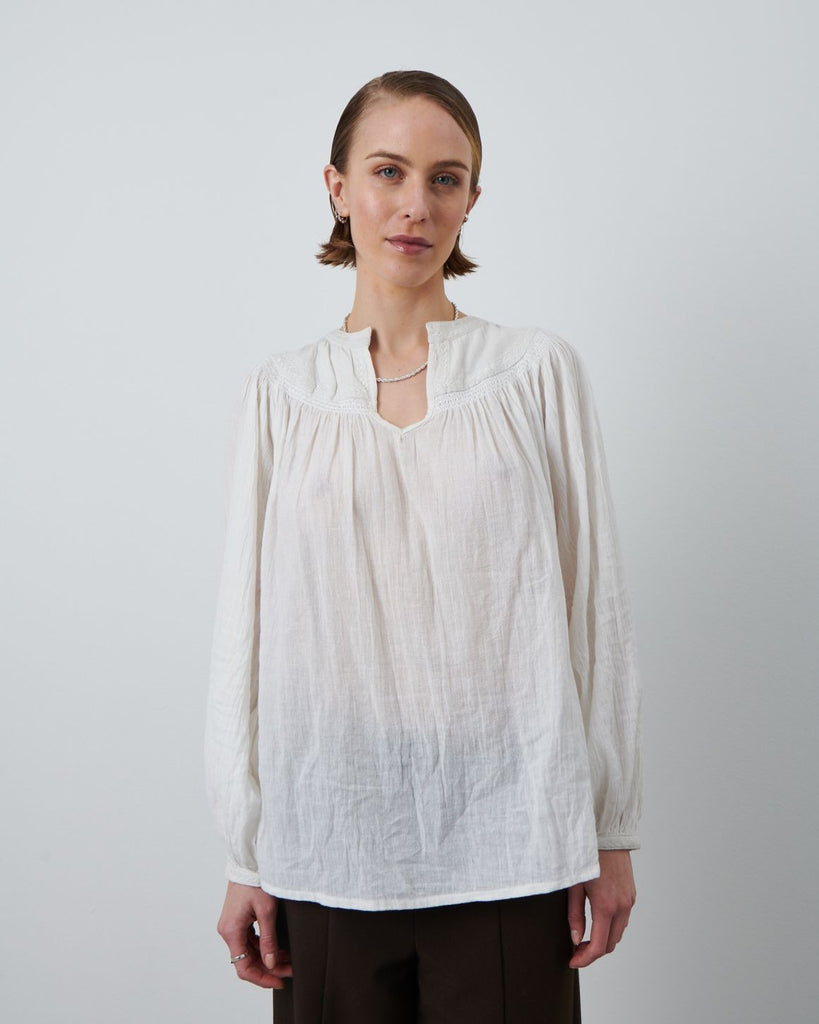 LA ROUGE ApS Astrid Blouse Blouse White