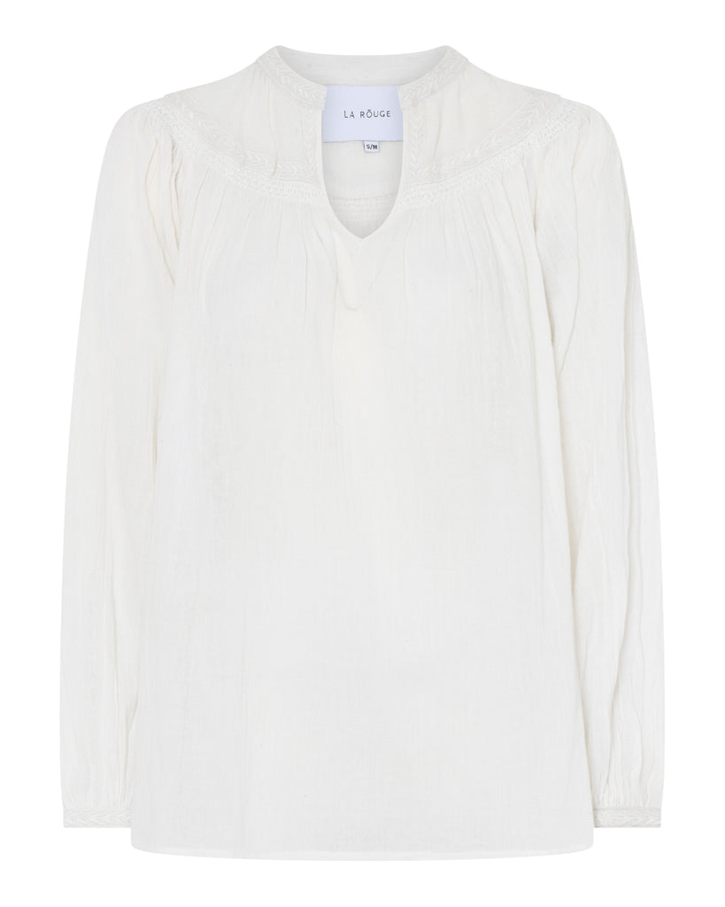 LA ROUGE ApS Astrid Blouse Blouse White