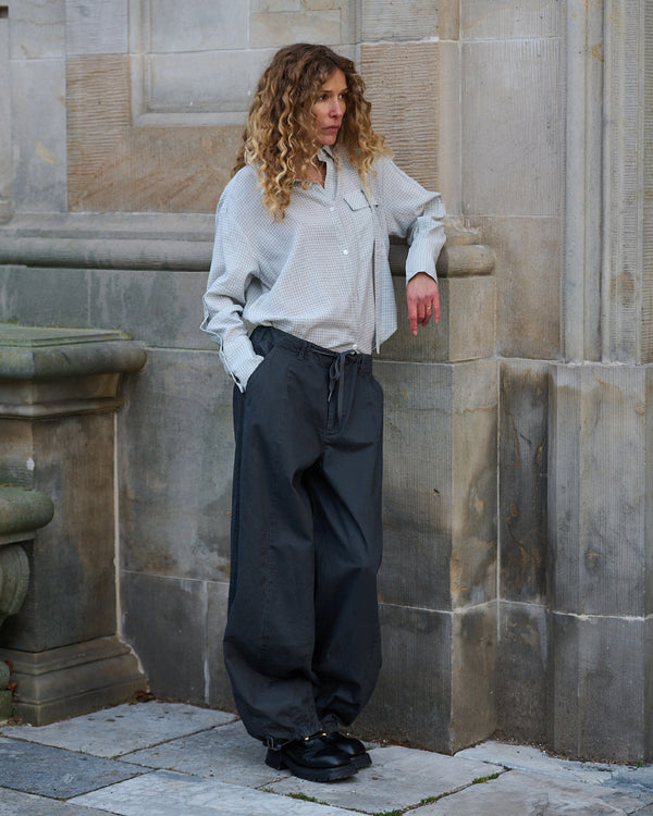 LA ROUGE ApS Baggy Pants Pants Dark Grey