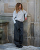 LA ROUGE ApS Baggy Pants Pants Dark Grey