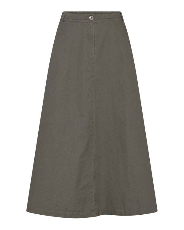 LA ROUGE ApS Baggy Skirt Skirt Army Green