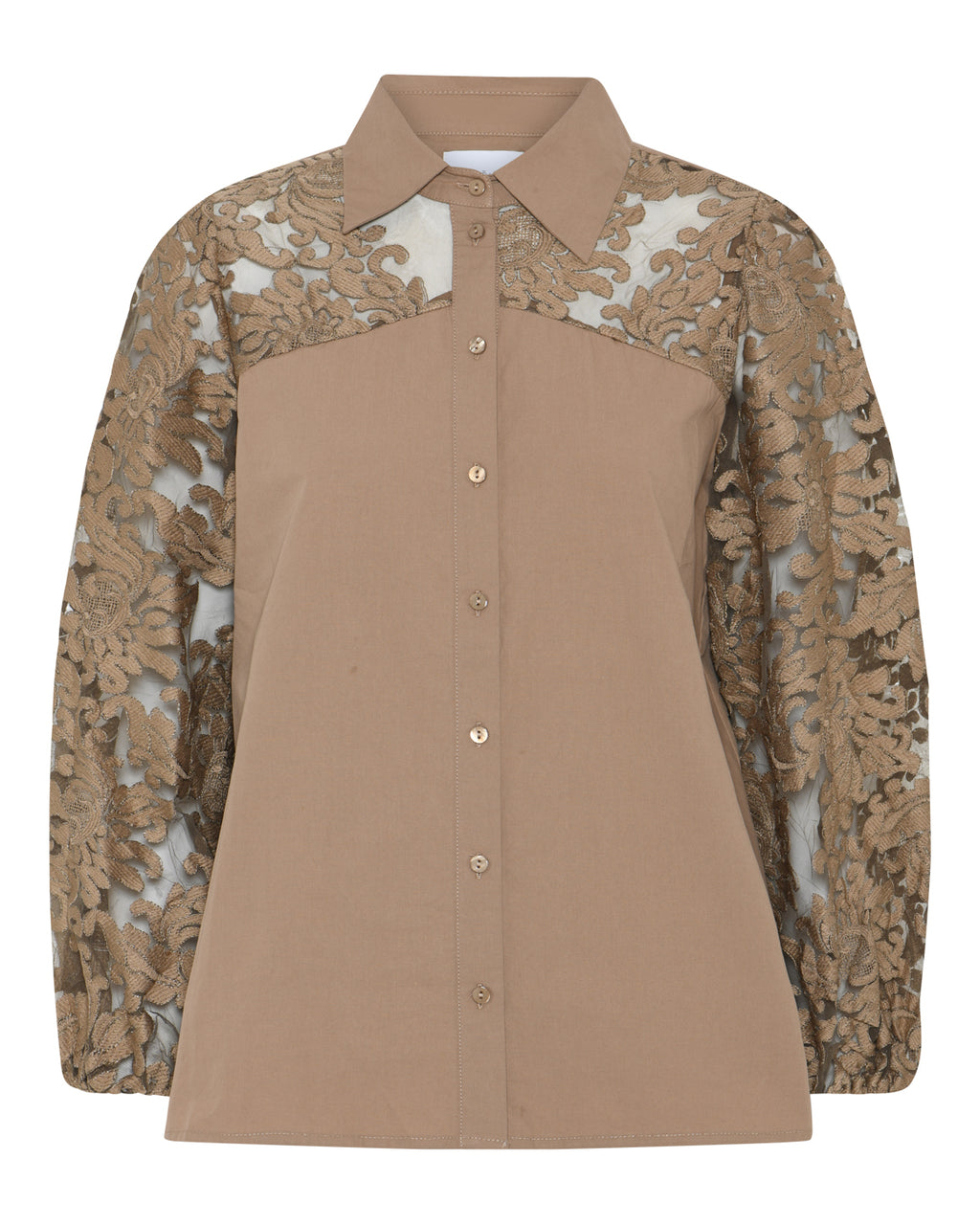 LA ROUGE ApS Bettina Shirt Shirt Camel