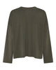 LA ROUGE ApS Boxy L/S T- Shirt T-shirt Army Green