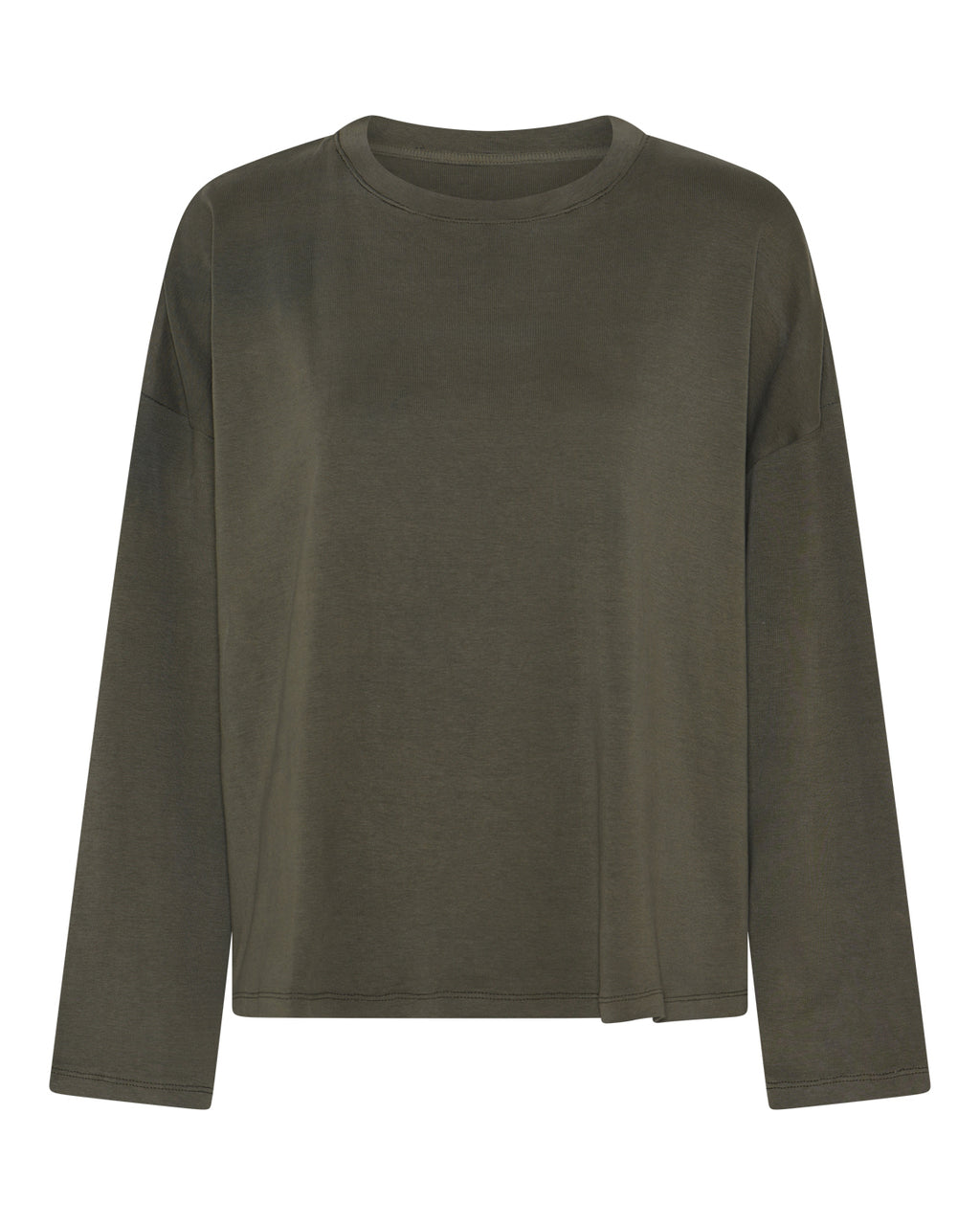 LA ROUGE ApS Boxy L/S T- Shirt T-shirt Army Green