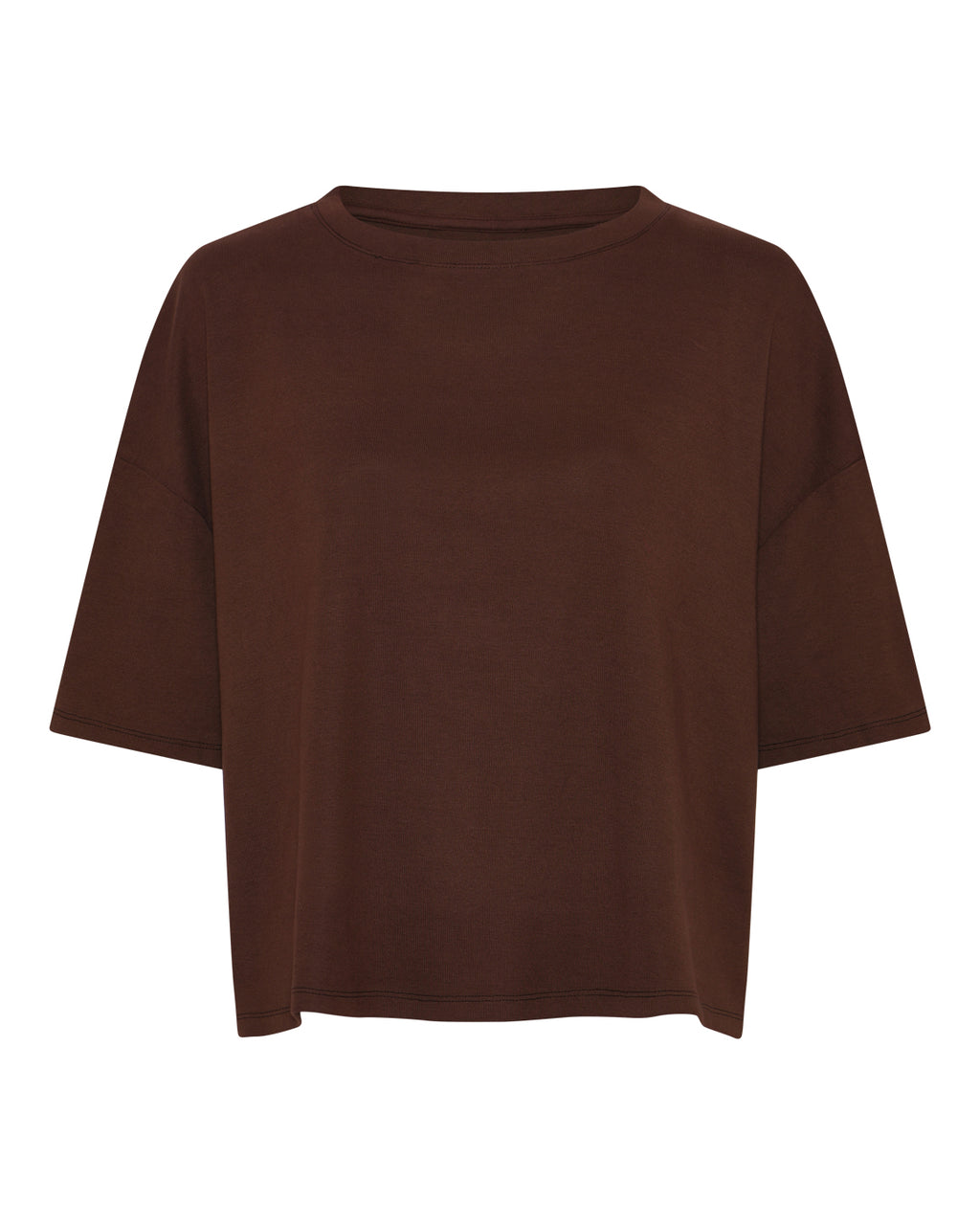 LA ROUGE ApS Boxy T-shirt T-shirt Dark Brown