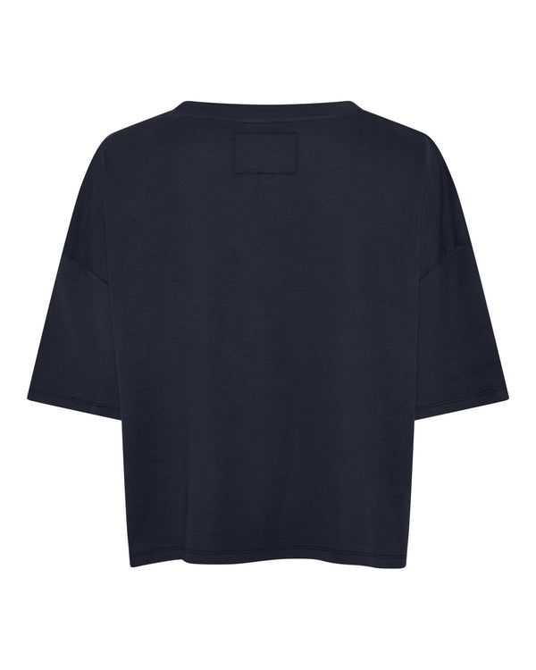 LA ROUGE ApS Boxy T-shirt T-shirt Navy