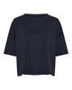 LA ROUGE ApS Boxy T-shirt T-shirt Navy