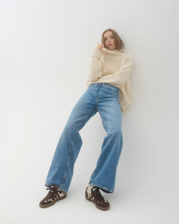 LA ROUGE ApS Cana Cable Knit Knit Off White