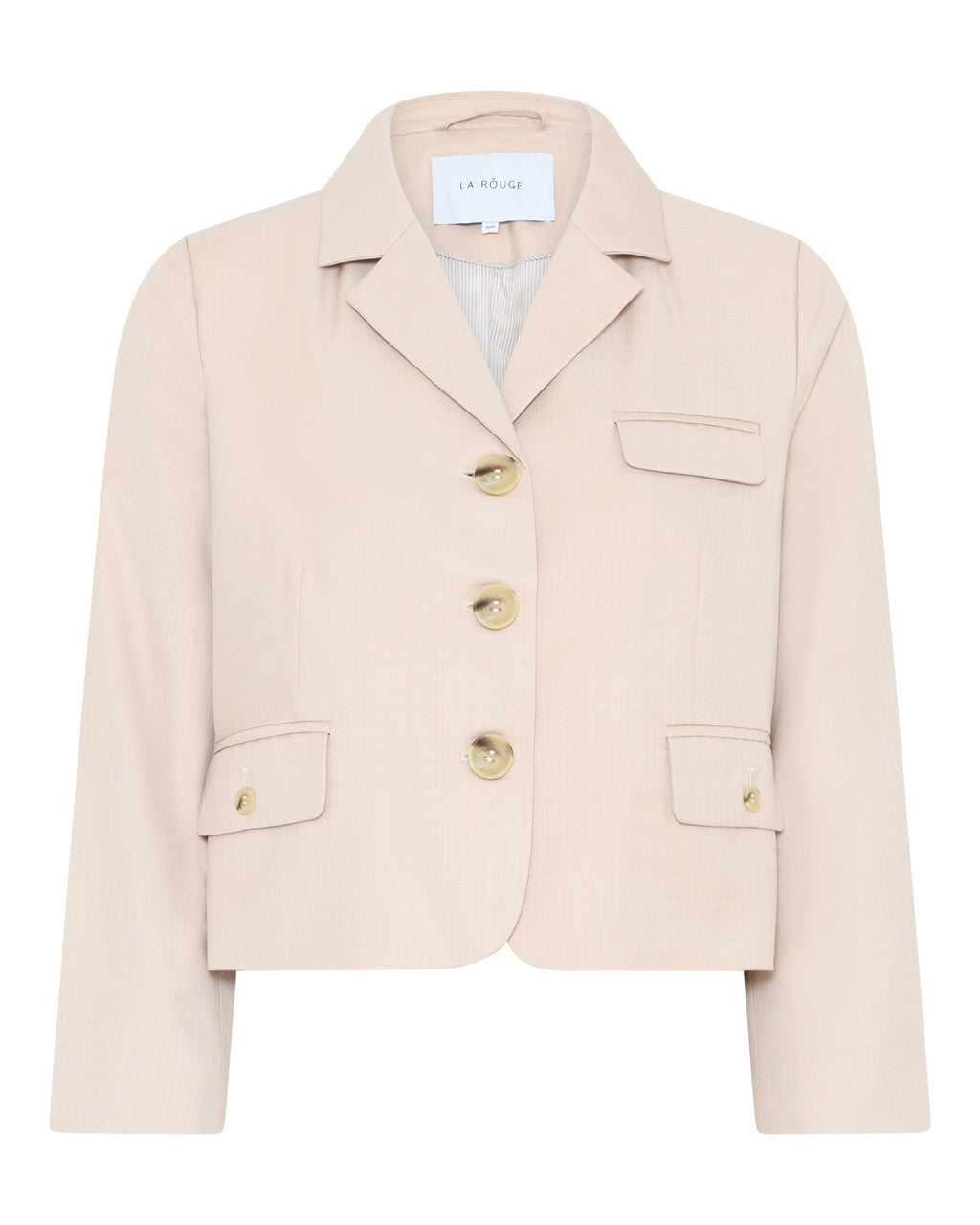 LA ROUGE ApS Cara Blazer Jacket Sand