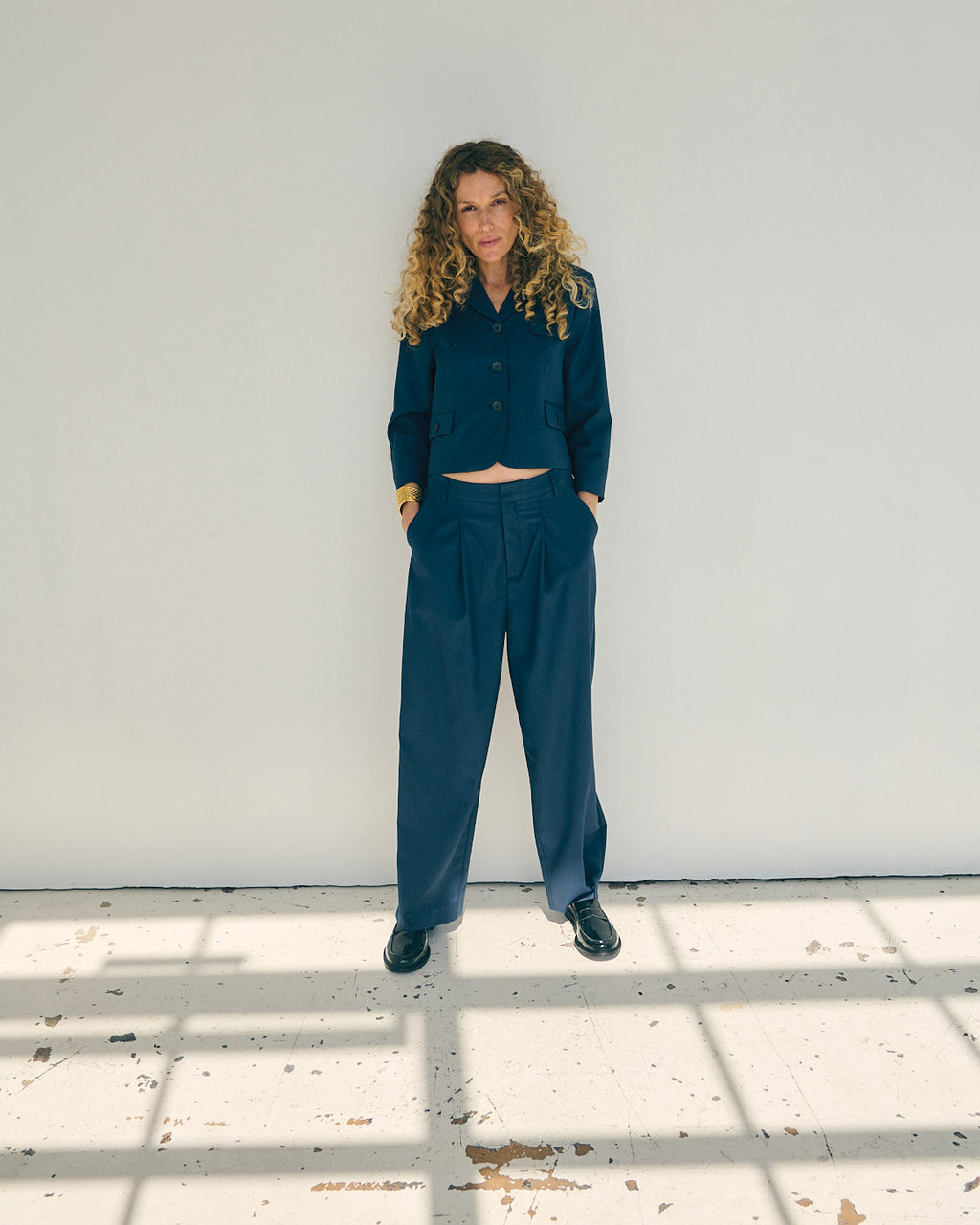 LA ROUGE ApS Cara Pants Pants Dark Navy