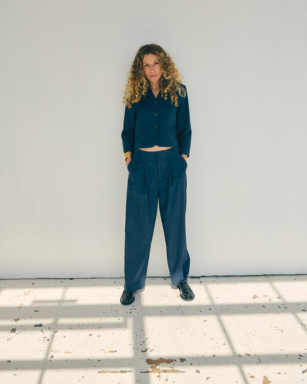 LA ROUGE ApS Cara Pants Pants Dark Navy