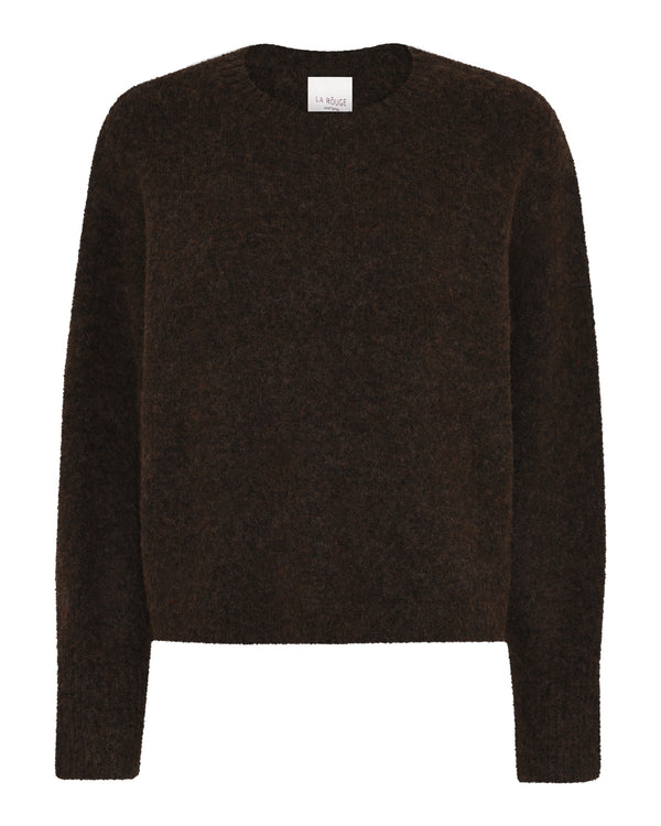 LA ROUGE ApS Carol Knit Knit Dark Brown