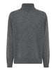 LA ROUGE ApS Cassandra Knit Rollneck Rollerneck Dark Grey Melange