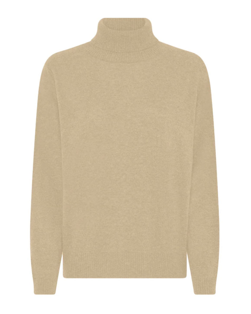 LA ROUGE ApS Cassandra Knit Rollneck Rollerneck Sand Melange