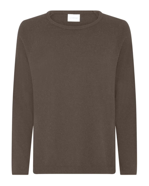 LA ROUGE ApS Cassandra Knit Round Neck Knit Brown