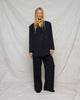 LA ROUGE ApS Catrine Pants Pants Navy Pinstribe