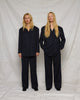 LA ROUGE ApS Catrine Pants Pants Navy Pinstribe